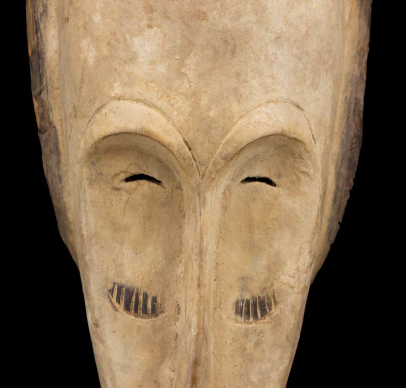 Masque Fang (18365) - Masque décoratif africain Fang - Décoration africaine- Déco tribale - Art ethnique - Art africain traditionnel - Sculpture d'art premier