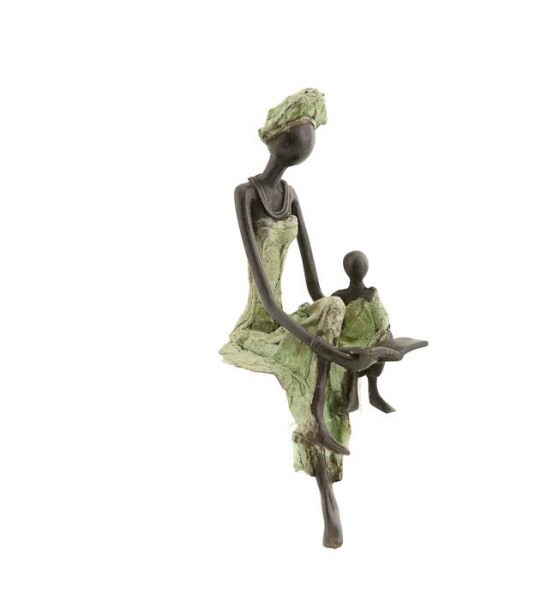 Statue Maman et, Sculpture mère et Enfant