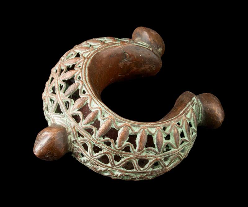 Bracelet royal bronze Royaume du Benin Nigeria