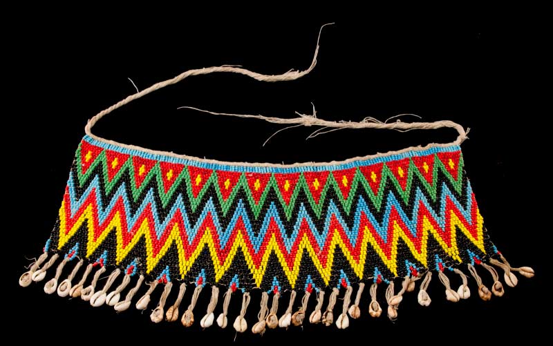 Tablier Perlé Africain Kirdi - Costume Modestie Cameroun - Ethnix - Occasion