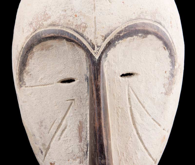 Masque casque Fang Ngil - Masques du Gabon- Art africain - 54cm Tribal