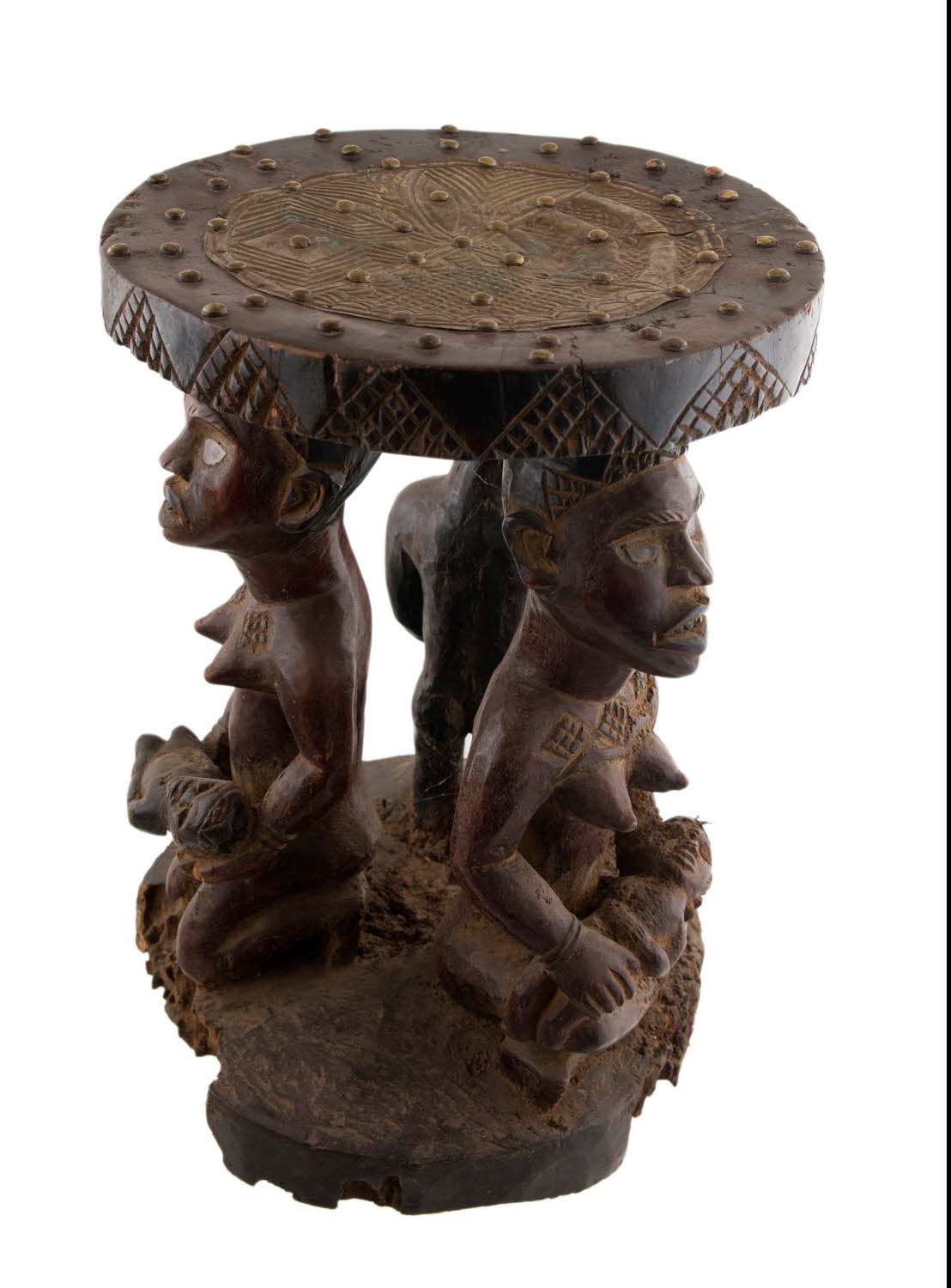 Tabouret ancien de médecin à bascule - Hauteur réglable (Gebraucht) in