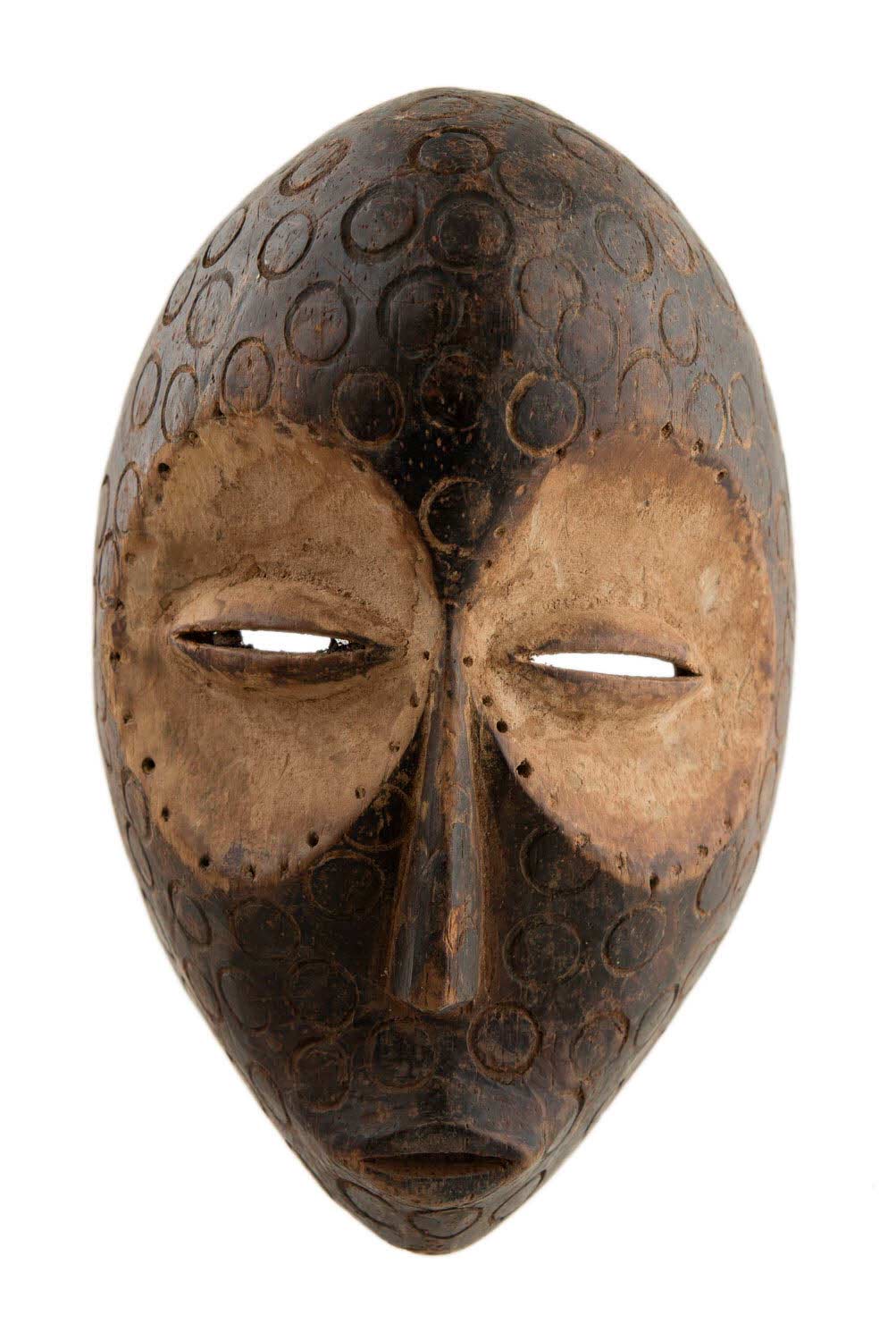 Masque Lega Masquette Congo RDC Tribal art ethnique africain 17124