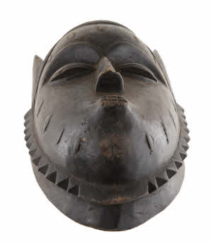 Masque Yaouré (13089) - Masque africain Yohouré - Art africain