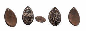 Abbia Jeton de Jeu Cameroun Beti zoomorphe Antilope Abia Art Africain 17004